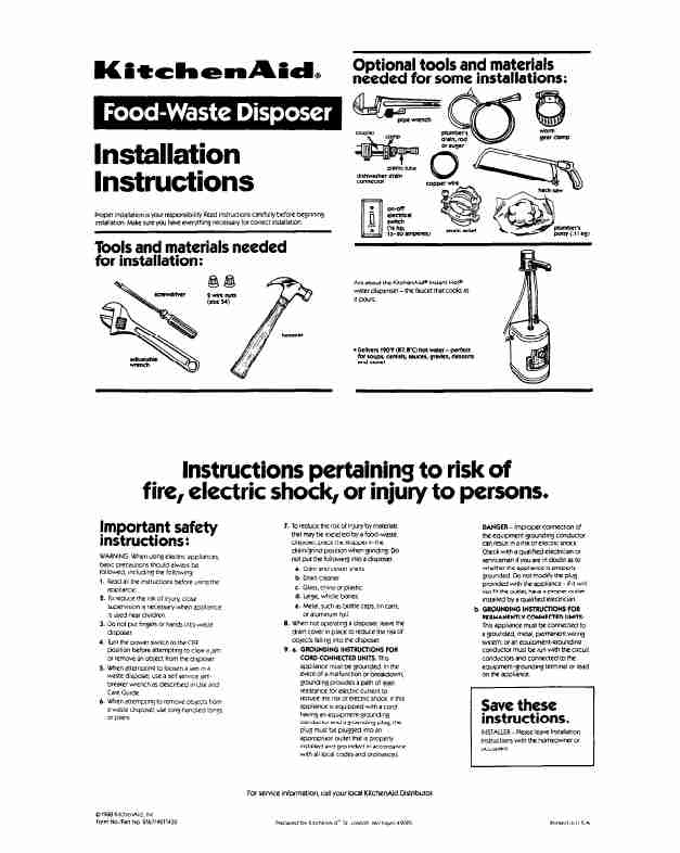 KitchenAid Garbage Disposal Garbage Disposal-page_pdf